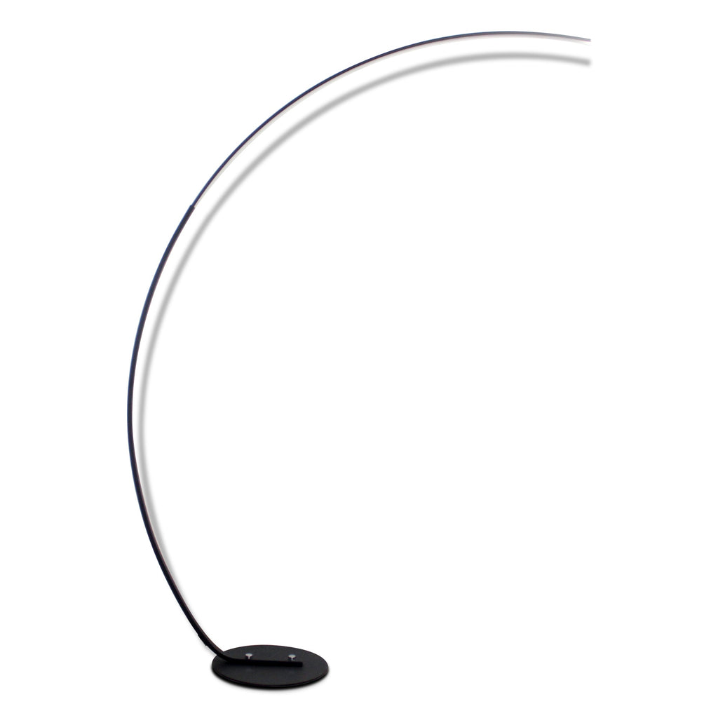 Lámpara de pie curva moderna RGBW – Iluminación LED decorativa con control remoto | Nueva versión 2025