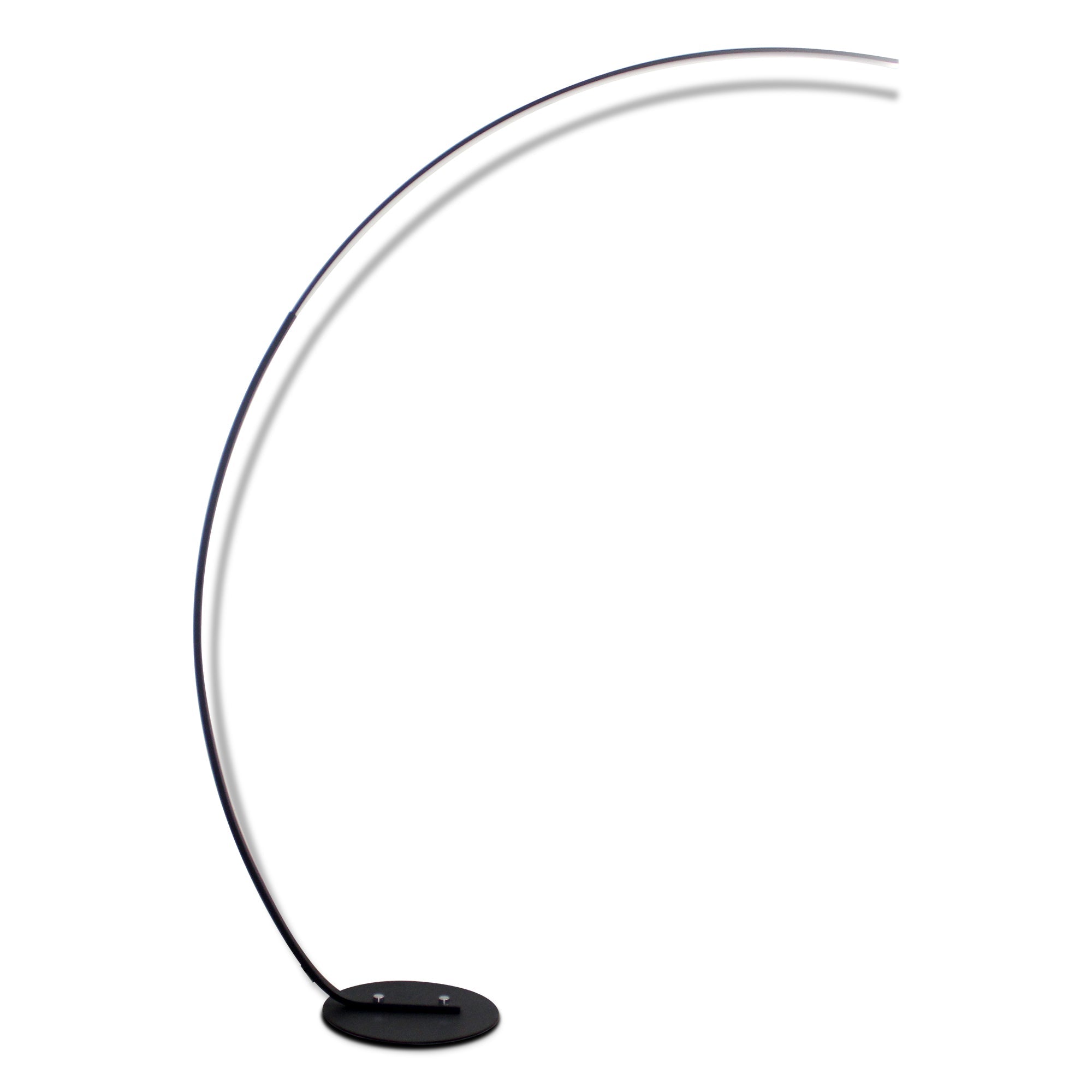 Lámpara de pie curva moderna RGBW – Iluminación LED decorativa con control remoto | Nueva versión 2025